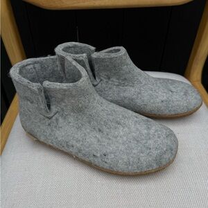 Glerups Wool Felt Ankle Boots / Slippers
